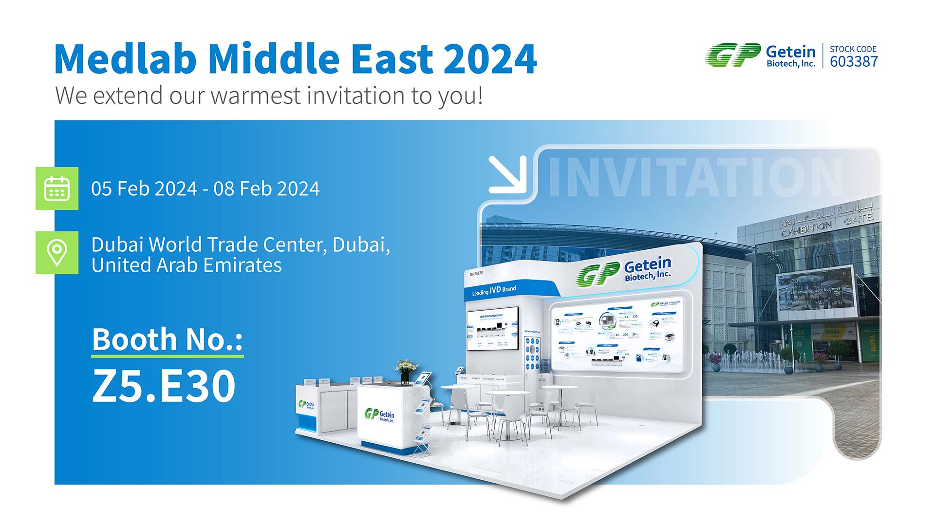 【Medlab Middle East 2024】—Impulsando el crecimiento de los laboratorios médicos
